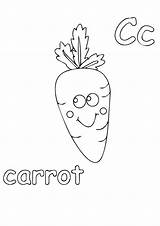 Carrot Coloring Pages Carrots Worksheets Printable Kids Parentune Preschoolers Books sketch template