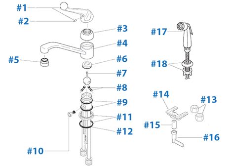 delta kitchen faucet parts