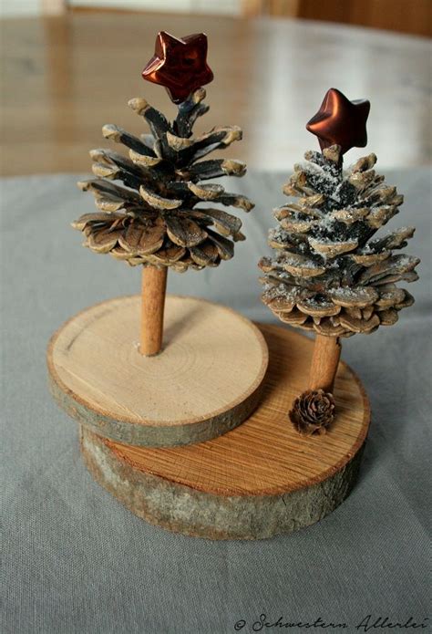 diy weihnachtsbaum aus zapfen christmas crafts diy christmas crafts christmas diy