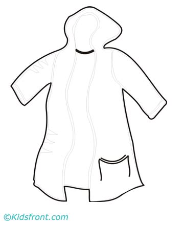 raincoat coloring pages printable