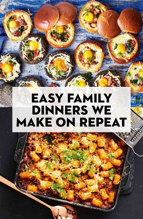 pin  easy dinners