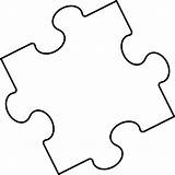 Puzzle Piece Coloring Printable Getdrawings sketch template