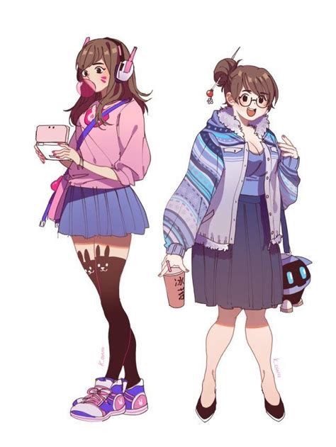 Casual D Va And Mei Overwatch Know Your Meme