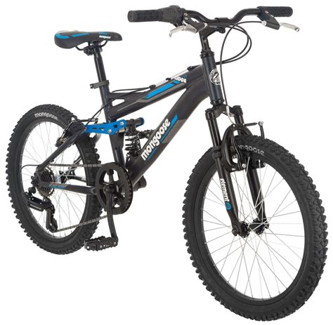 mongoose ledge  mountain bike   wheels  speeds boys frame black walmartcom