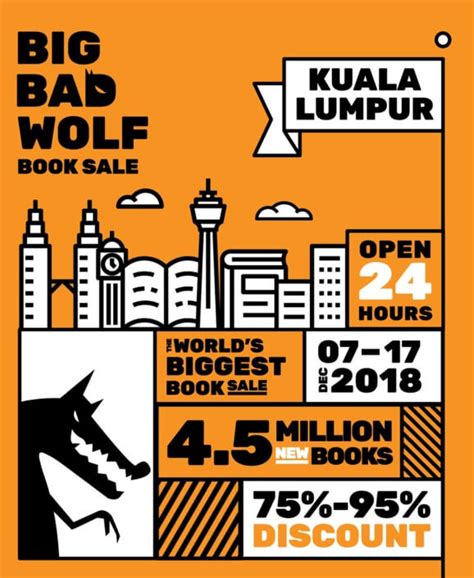 Big Bad Wolf Book Sale Kuala Lumpur 2018
