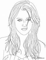 Coloring Pages People Twilight Kids Celebrity Stewart Kristen Realistic Color Print Adults Printable Colouring Celebrities Victorious American Justice Bella Saga sketch template