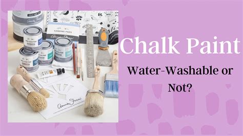 chalk paint water washable
