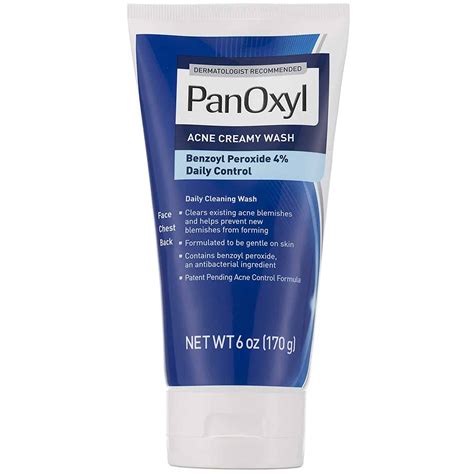 panoxyl creamy acne wash benzoyl peroxide   ounce merryderma pakistan