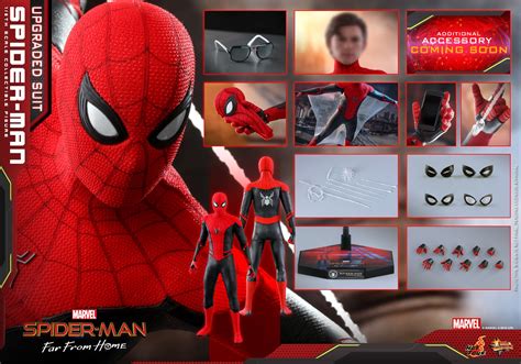 spider man far from home upgraded suit spidey figure by
