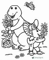 Barney Coloring Pages Friends Printable Book Barnyard Kids Bop Baby Dinosaur Print Color Clipart Coloringpages1001 Library Popular sketch template