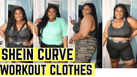 Plus Size Shein Curve Try On Haul Workout