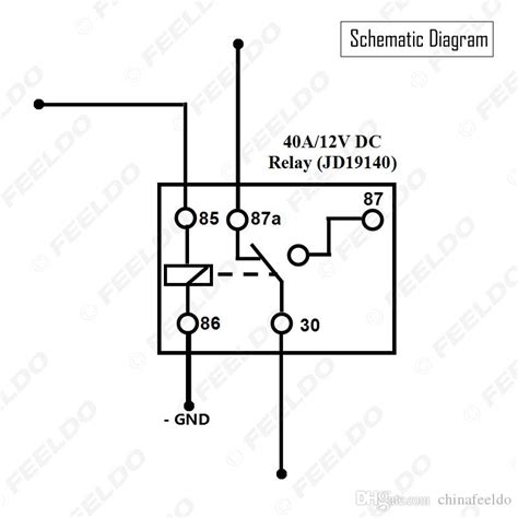 wholesale car alarm automotive jd  pin vdc  constant closed relay controller