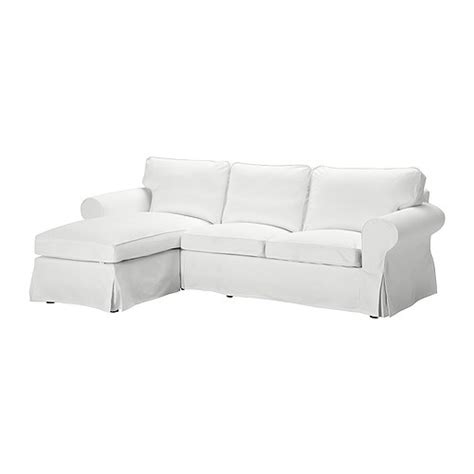 ektorp sofa de  plazas  chaiselongue blekinge blanco ikea