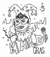 Gras Mardi Coloring Jester Pages Carnival Printable Sheets Crayola Clipart Kids Print Color Clip Popular Coloriage Tuesday Fat Books Crafts sketch template
