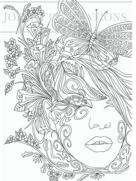 printable coloring pages faces