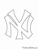 Yankees Stencil Mlb Yankee Pumpkin Stencils Freestencilgallery Carving Mets sketch template