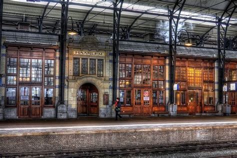 train station  wooden doors  windows
