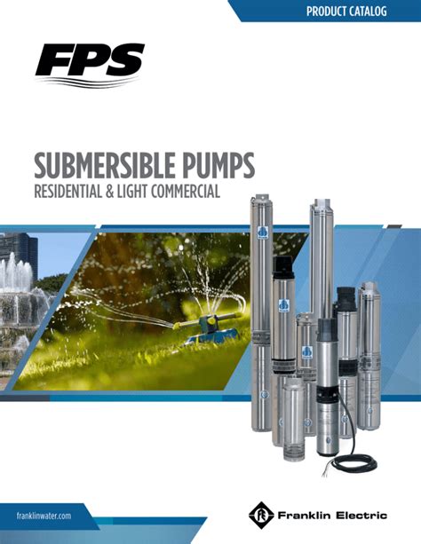 submersible pumps franklin electric