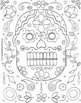 Coloring Halloween Pages Hard High Dia Mask School Lit Muertos Los Colouring Print Color Printable Really Difficult Resolution Getcolorings Sports sketch template