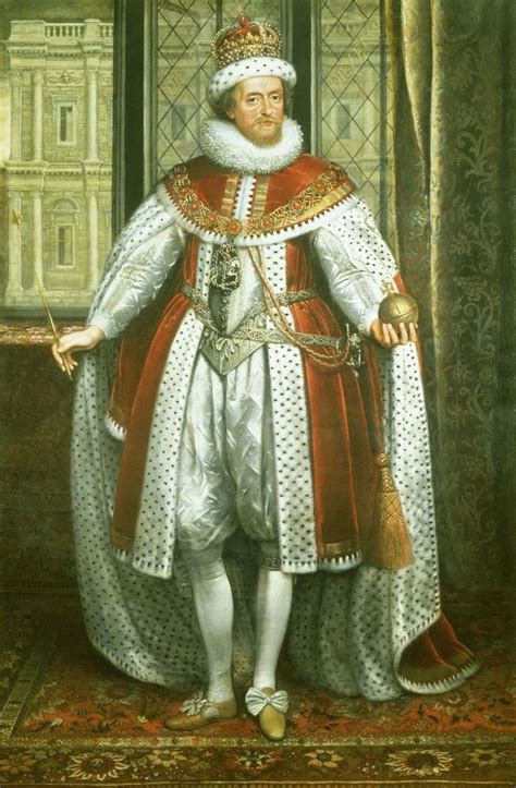 ab  paul van somer portrait  james   england  state robes