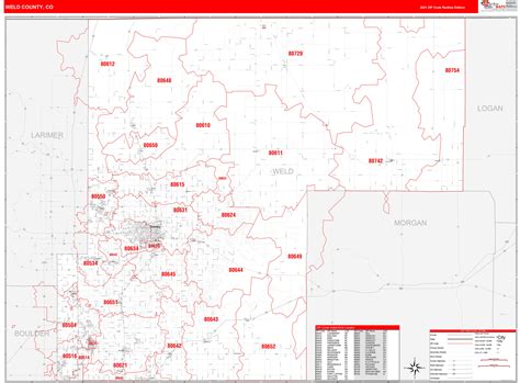 Colorado County Map Zip Codes