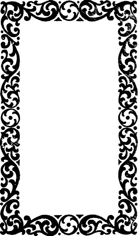 beautiful borders  frames  projects black  white