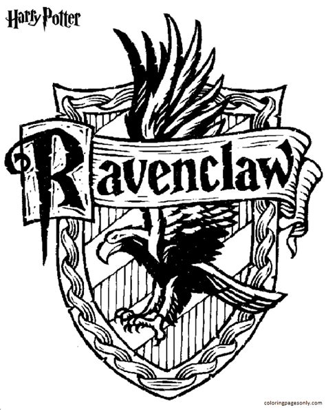ravenclaw coloring pages harry potter coloring pages coloring pages