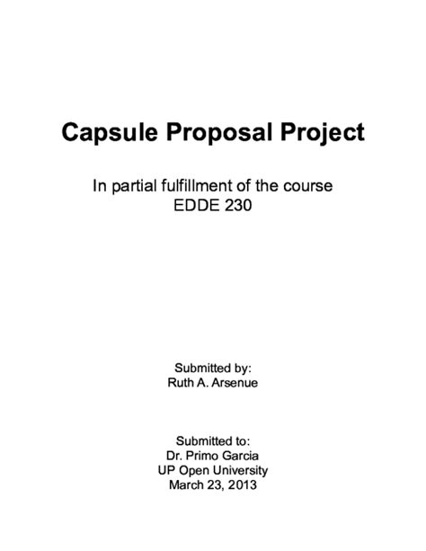 capsule proposal project ruth  salazar academiaedu