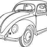 Coloring Pages Beetle Volkswagen Printable Getcolorings Color Getdrawings sketch template