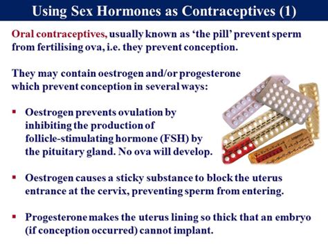 1 2 2 hormones and fertility 2 the pill and ivf teaching resources