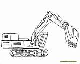 Coloring Pages Construction Coloring4free Trucks Excavator Kids Machine sketch template