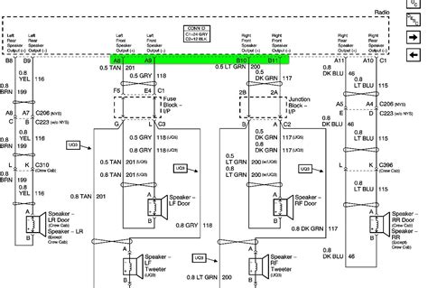gmc envoy radio wiring diagram  impala  printable  gmc yukon diagram gmc