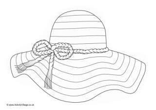 clothing colouring pages