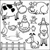 Farm Animals Preschool Coloring Animal Pages Chinese Year Color Printable Printables Print Getdrawings Getcolorings sketch template
