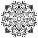 Coloring Pages Expert Mandala Level Getcolorings sketch template
