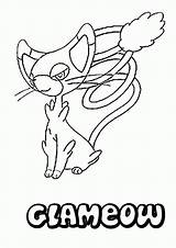 Pokemon Coloring Pages Cards Glameow Print Color Printable Card Colouring Drawing Victini Online Scizor Library Clipart Popular Poke Mon Getdrawings sketch template