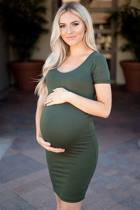 Maternity Dresses For The Cool Mom Sexy Mama Maternity Green