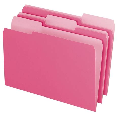letter size file folder pink office systems aruba