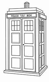 Tardis Who Colouring Dalek Vectorified sketch template