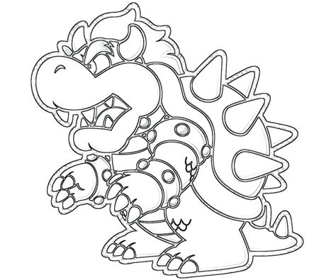 dry bowser coloring page  getcoloringscom  printable colorings