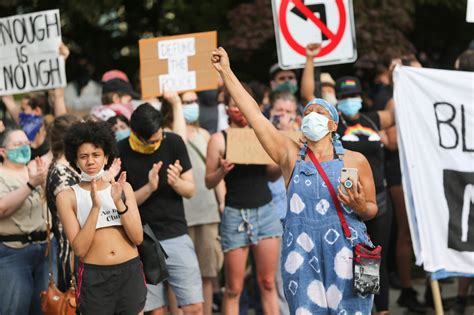 protesters hit the streets in jamaica plain roslindale newton woburn