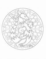 Mandala Dragon Mandalas Coloring Pages Print Kids Gratuit Printable Adults Color Animals Coloriage Imprimer Difficult Creature Choose Adult Sense Artistic sketch template