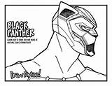 Panther Coloring Pages Drawing Marvel Draw Head Movie Tutorial Book Superhero Mask Too Printable Color Drawittoo Getdrawings Stitch Brilliant Stupendous sketch template