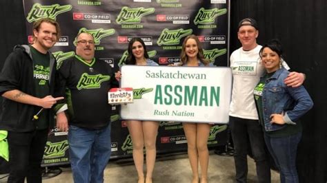 Rejected As A Licence Plate But Sask Rush Fans Can Put Assman On