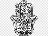 Hamsa Symmetry Fatima Mandalas Cleanpng Pngegg sketch template