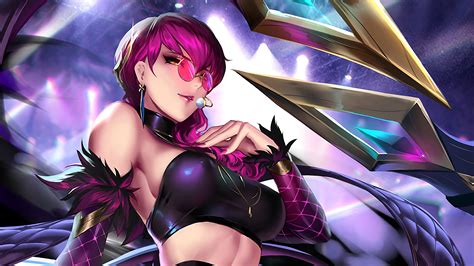 Evelynn K Da Popstar Lol League Of Legends Lol League Of Legends K Da