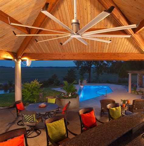 isis ceiling fan contemporary patio louisville by