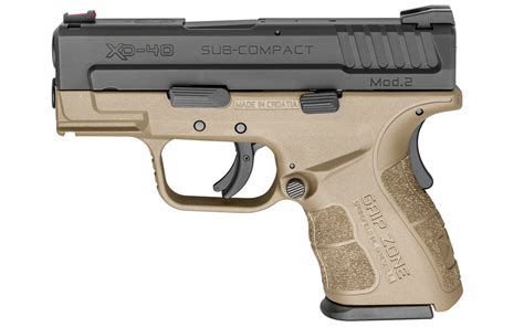 springfield xd mod  sw  compact flat dark earth fde