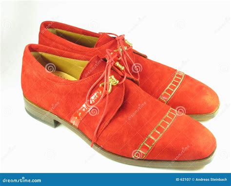 red suede shoes stock image image  footwears isolated