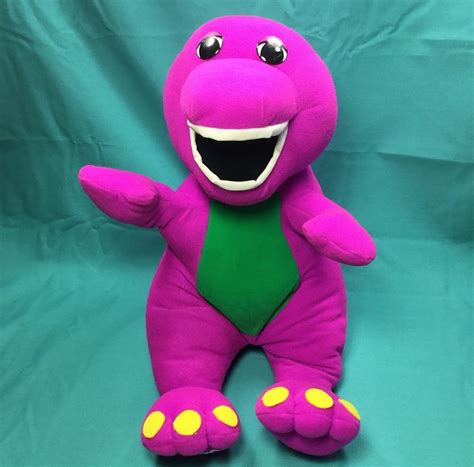Barney Purple Dinosaur Talking Plush 1992 Playskool 71245